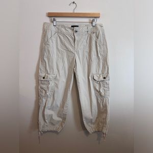 TOMMY HILFIGER 100% Cotton Cropped Cargos